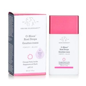 Drunk Elephant O-Bloos Rosi Drops Fortifying Cream Blush *NIB*